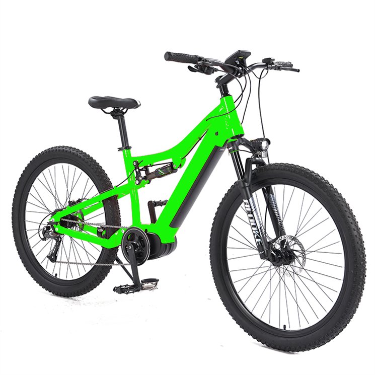 specially for export cross-border 26 inch aluminum alloy mountain bike, fat tire snow bike, power assisted bike