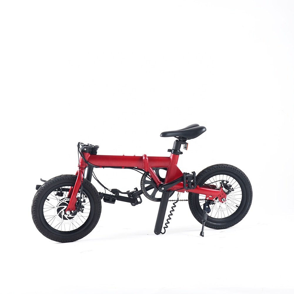 Hot Selling 16-Inch Foldable E-Folding Electric City Bike Adults Children Smart 36v Electronic Bike 25km/h Speed 350w Motor