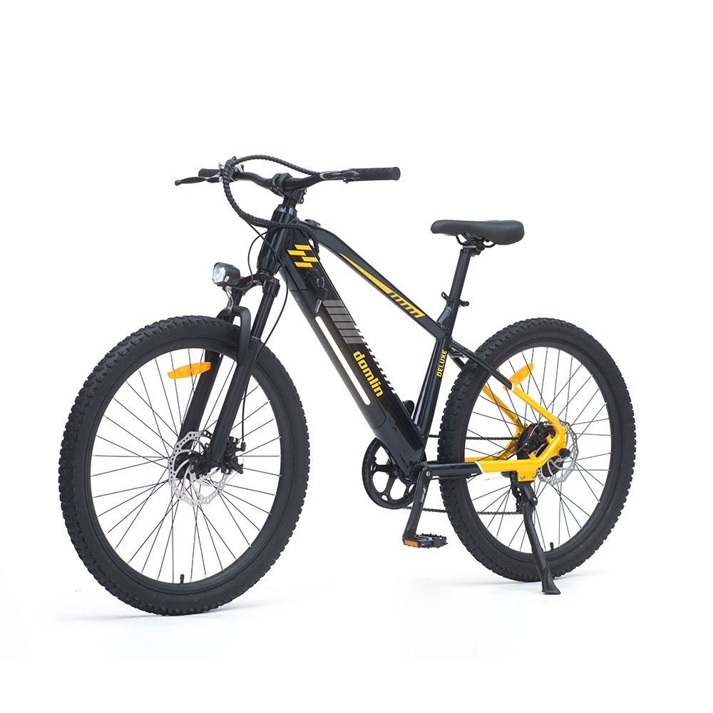 DOMLIN 27.5 Inch Mid Drive Full Suspension Ebike Lithium Battery Electric Mountain Bike