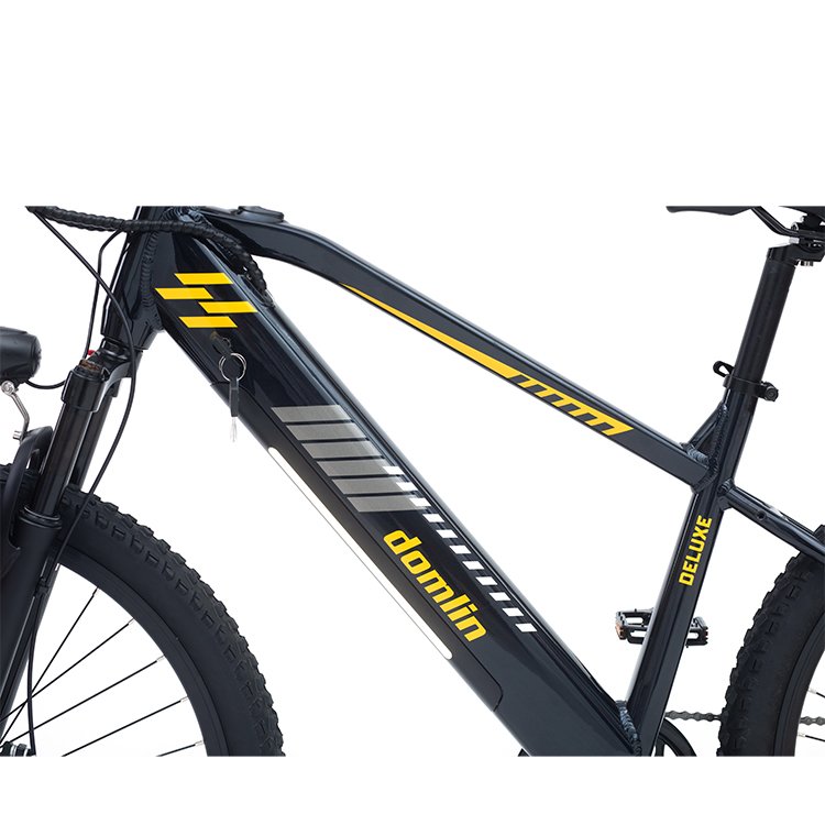 DOMLIN 27.5 Inch Mid Drive Full Suspension Ebike Lithium Battery Electric Mountain Bike