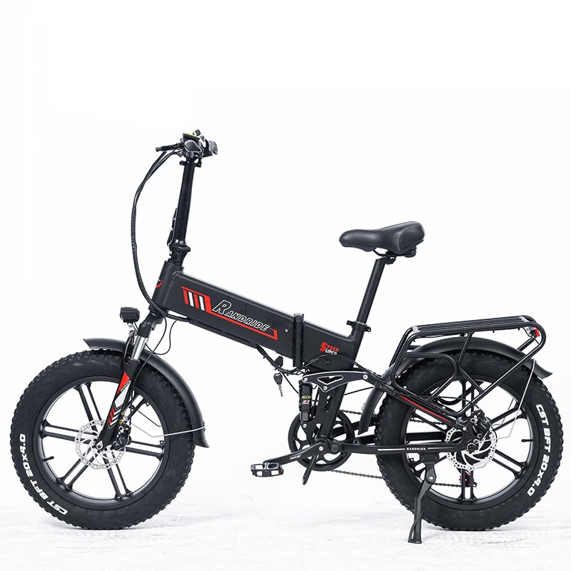 20Inch 48V 750w 1000w Ebike Foldable Fatbike with 7 Speeds City Road Adults Folding Electric Bike Bicycle E bike