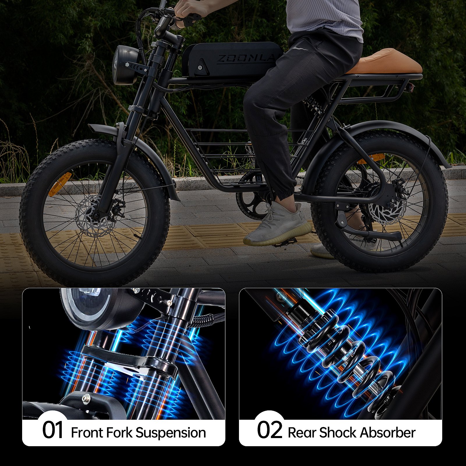 Super Power 20Inch Fat Tire Electric City Bike 1000W Rear Hub Motor Off-Road Mountain Bike Snow Beach Cruising United States