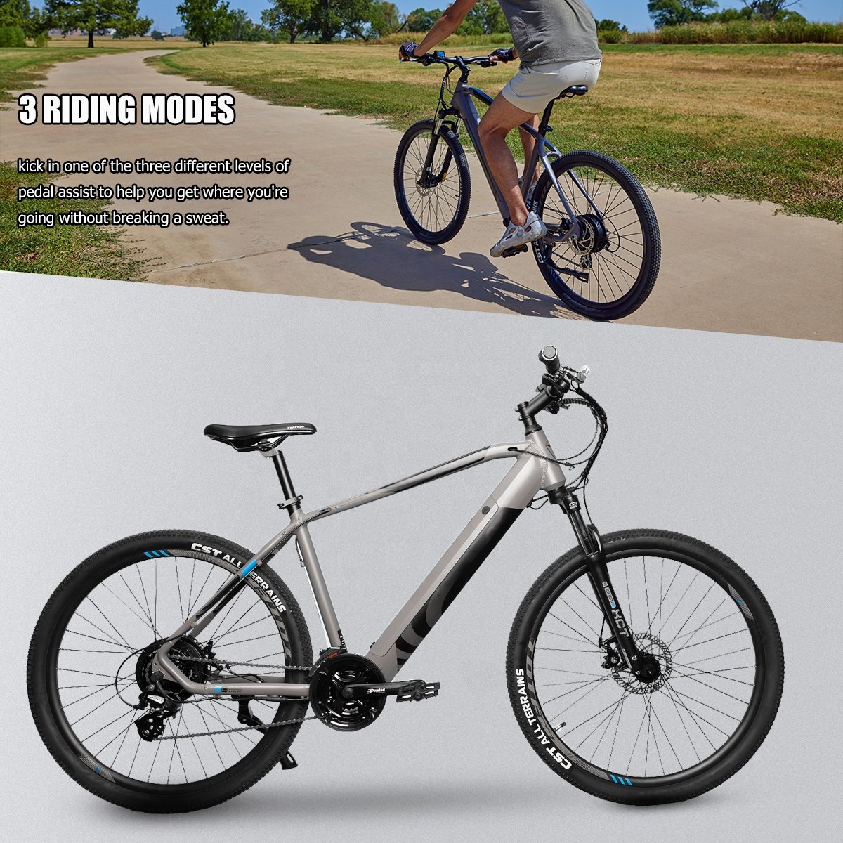 350W High Power 26 Inch Electric Bicycle 48V15AH Urban electric Sport Mountain Bike