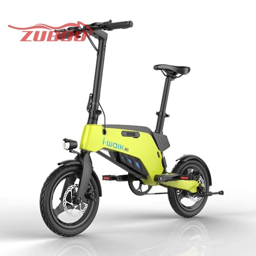 14-Inch Aluminum Alloy Folding Electric City Bike 36V Lithium Battery Smart Digital Features Compact Electric Bicycle