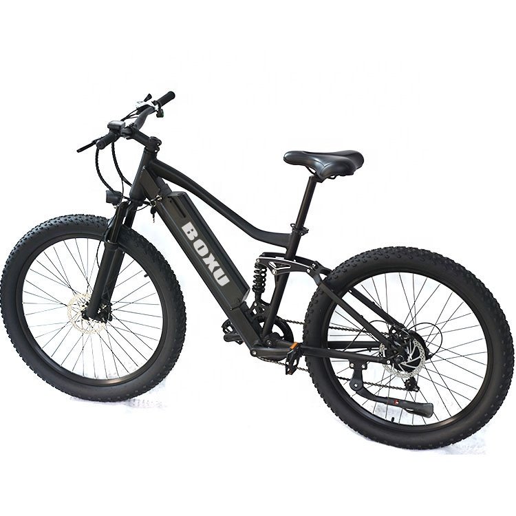 27.5" electric mountain bike mtb integrated battery full suspension aluminum alloy mountain ebike frame electric cycle