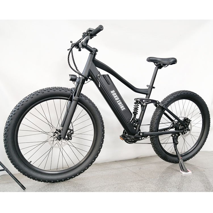 27.5" electric mountain bike mtb integrated battery full suspension aluminum alloy mountain ebike frame electric cycle