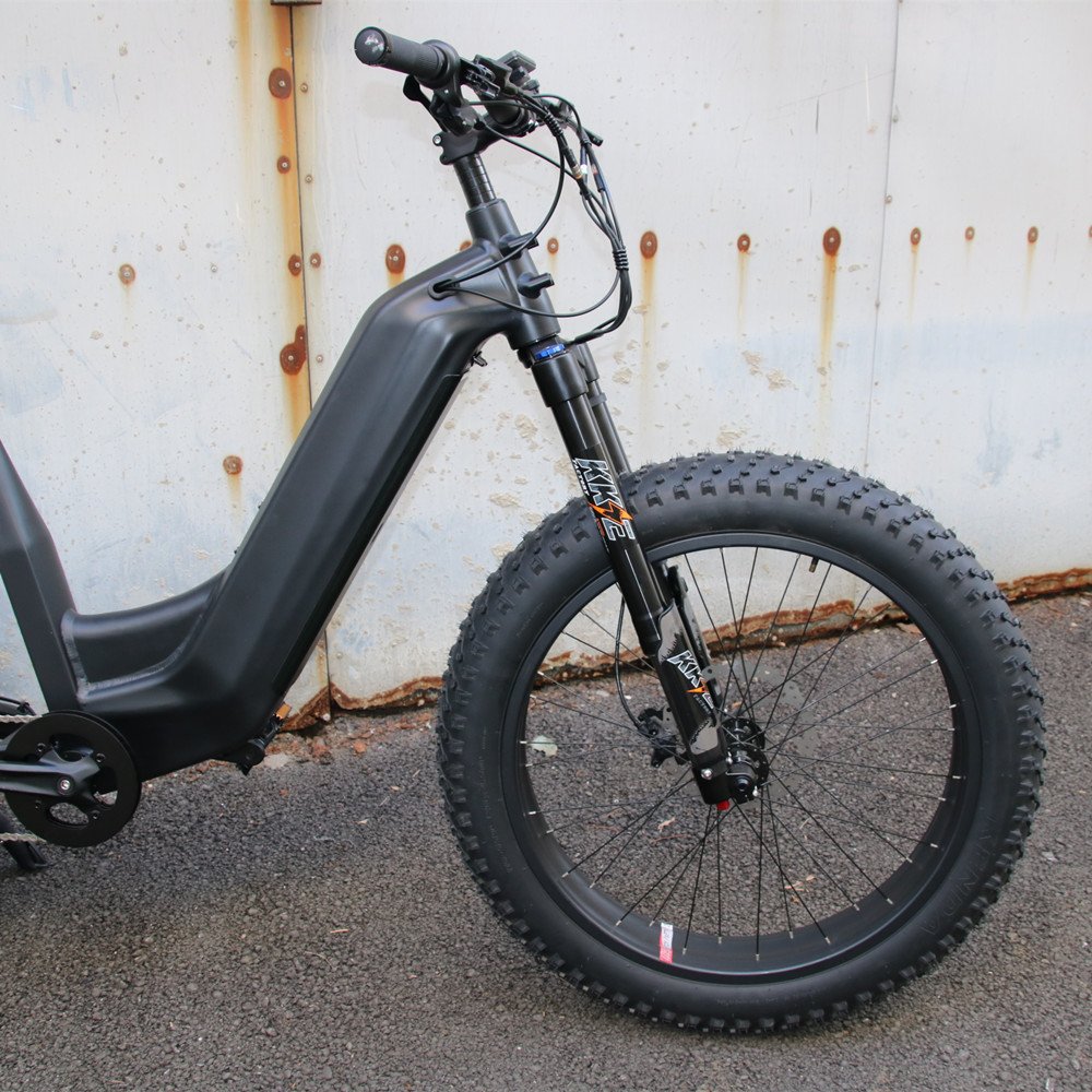 Step Thru Electric Bike Frame for Sales 19'' Step Thru ebike frame fat tire bike frame 19 inch