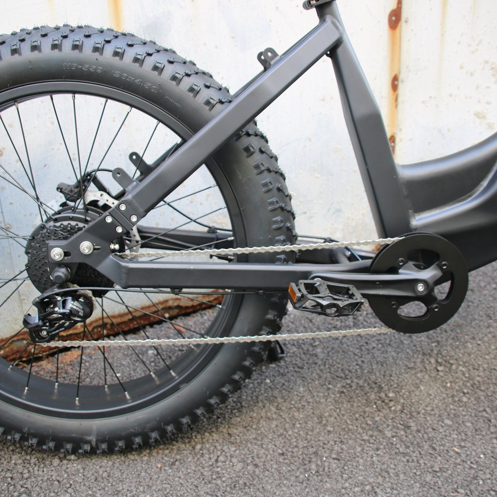 Step Thru Electric Bike Frame for Sales 19'' Step Thru ebike frame fat tire bike frame 19 inch