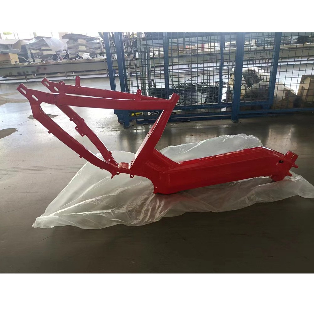 Step Thru Electric Bike Frame for Sales 19'' Step Thru ebike frame fat tire bike frame 19 inch