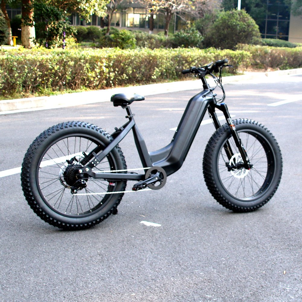 Step Thru Electric Bike Frame for Sales 19'' Step Thru ebike frame fat tire bike frame 19 inch