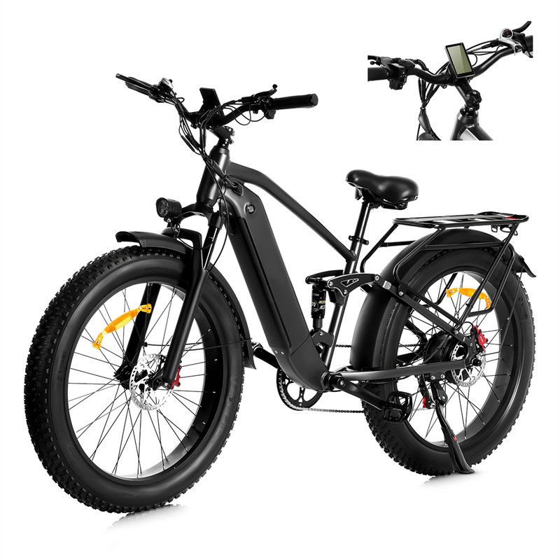 USA EU Warehouse 48V 1500w Retro Electric Mountain Bikes Fat Tyre 750w 26inch Emtb Bicycle Dirt hybrid Electric Bike For adults