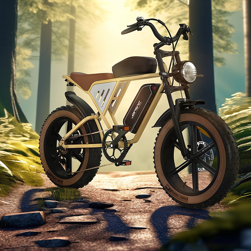JANSNO X70 Wholesale 20 inch e fat bike Disc brakes 7 Speed 750w 1000w 30MPH bicycle electric city mountain e bike