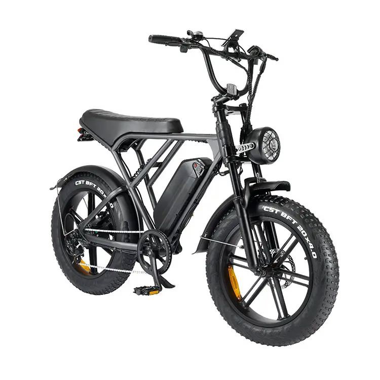 Premium Black 48v16ah Battery Mountain E-bike Hot Selling Fat Tyre fat hybrid bike City Sports Electric Road Bike