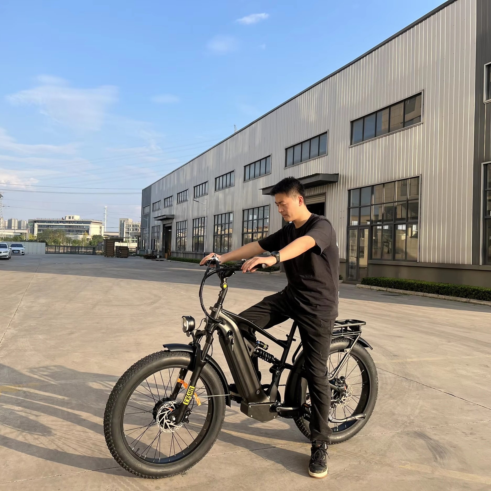 Queene Dual Motor Drive Electric Bicycle 48V/60V 2000W 26 inch Fat Tire Powerful Electric Mountain Bike