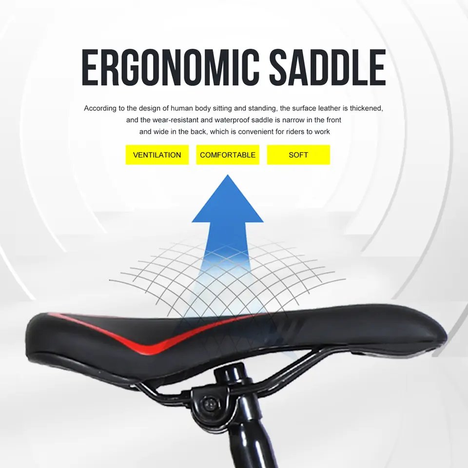 Folding Bicycle for Men Women High Quality Steel Construction Mountain Biking