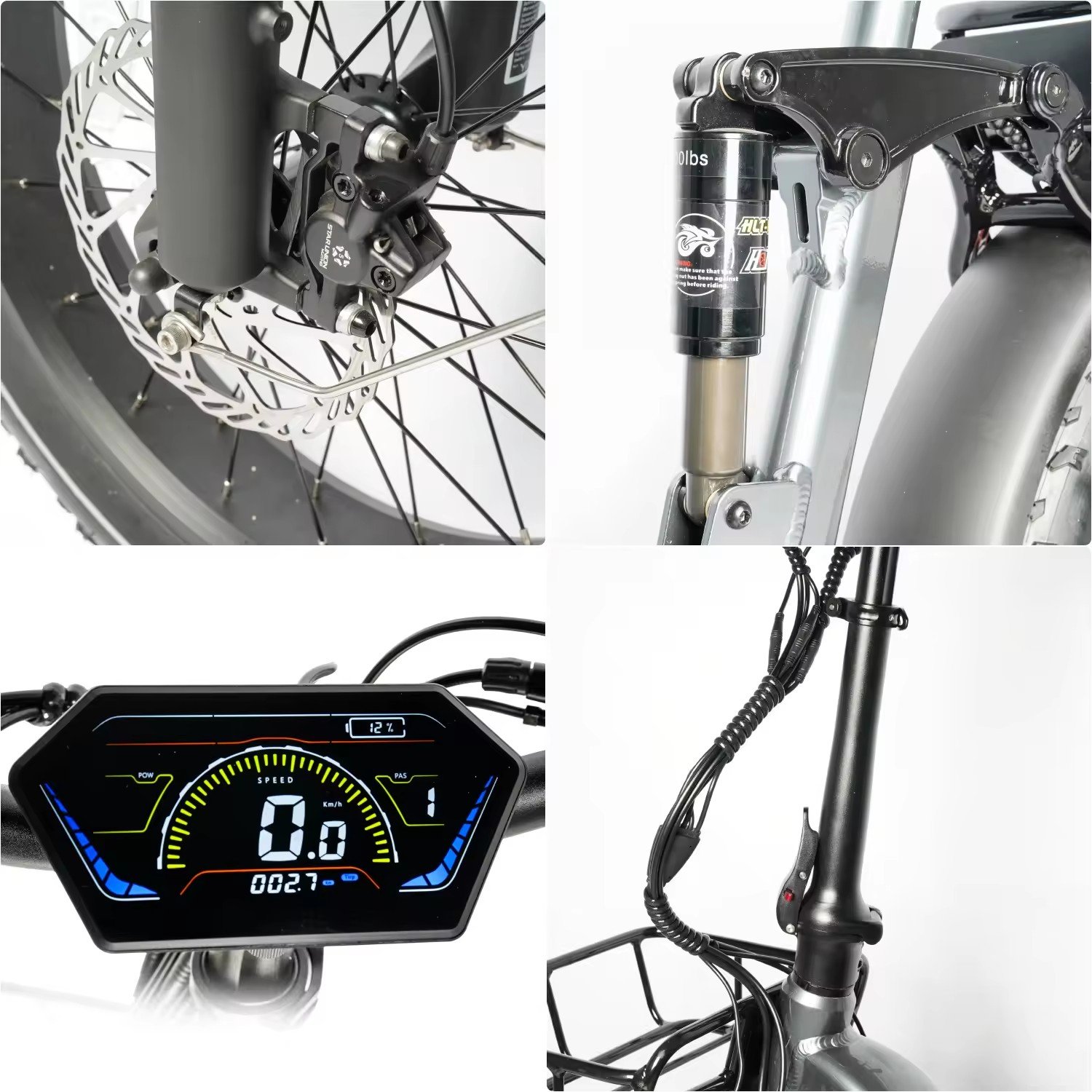 electric city e bike 1000w 48v15ah 30ah fat tire folding 20inch electric bicycle electric mountain bike for adults