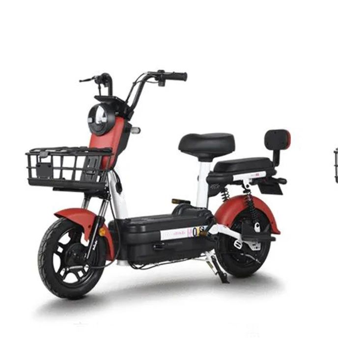 Cool red electric bike