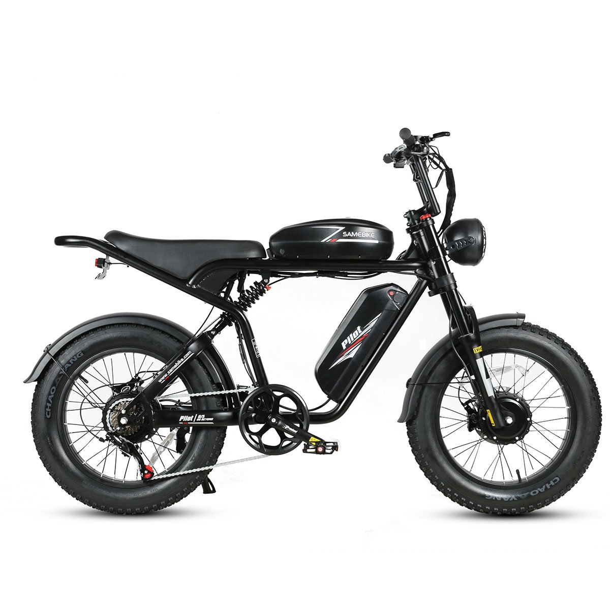 Super Power 73 Retro Style M20 Dual battery 32Ah long range Full suspension Fat tire 2000w electric mountain bike dual motor