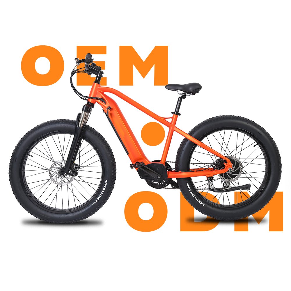KUAKE popular 48V 500W 26 Mountain BAFANG mid motor Electric Bike mid drive Electric Bicycle Cheap eBike MTB