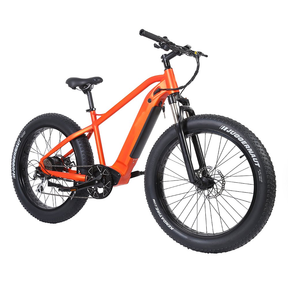KUAKE popular 48V 500W 26 Mountain BAFANG mid motor Electric Bike mid drive Electric Bicycle Cheap eBike MTB