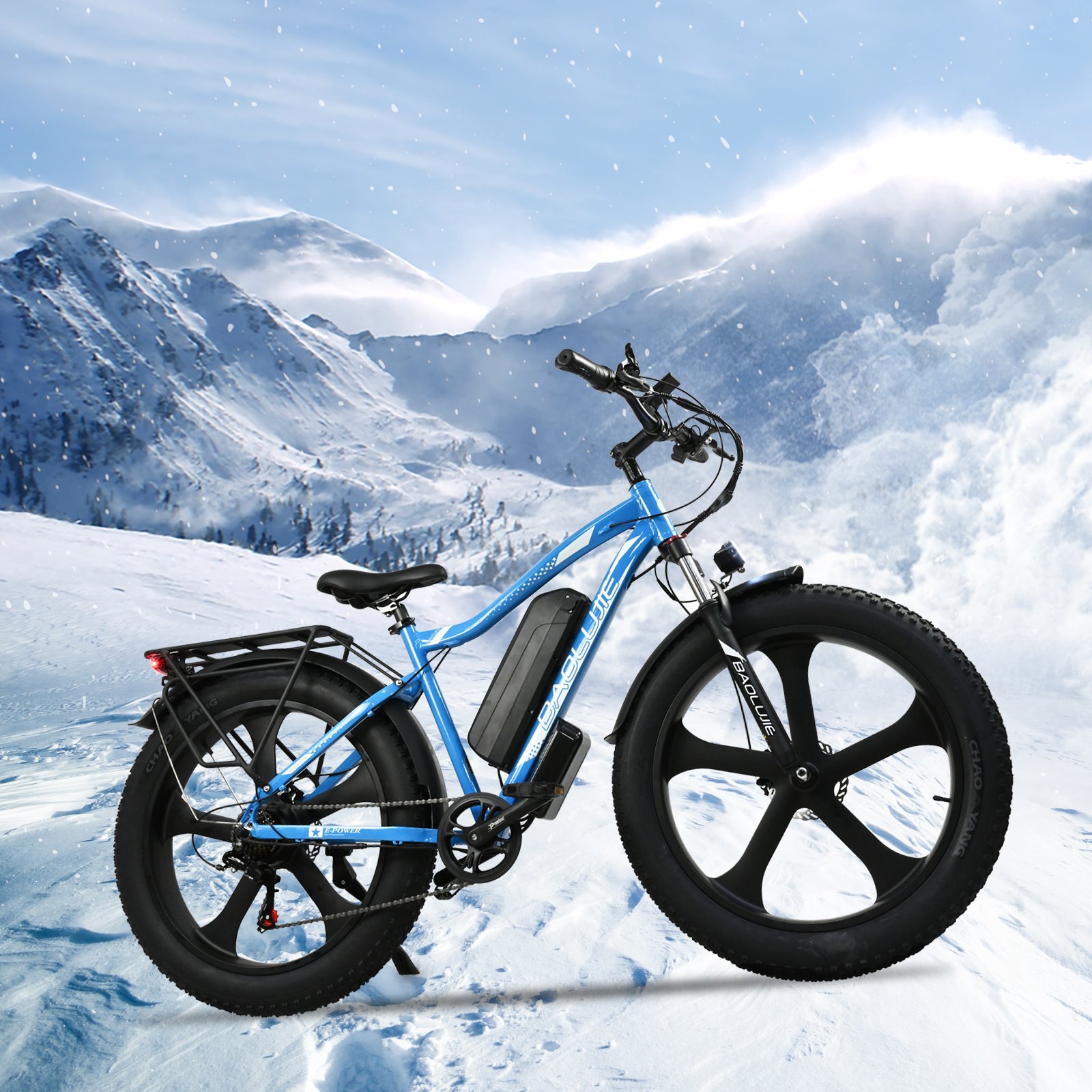 BLJ Electric Mountain Bicycle DP-2620 48V750W 26''*4 Aluminum Alloy Frame Display Lcd In Stock Ebike for Adult