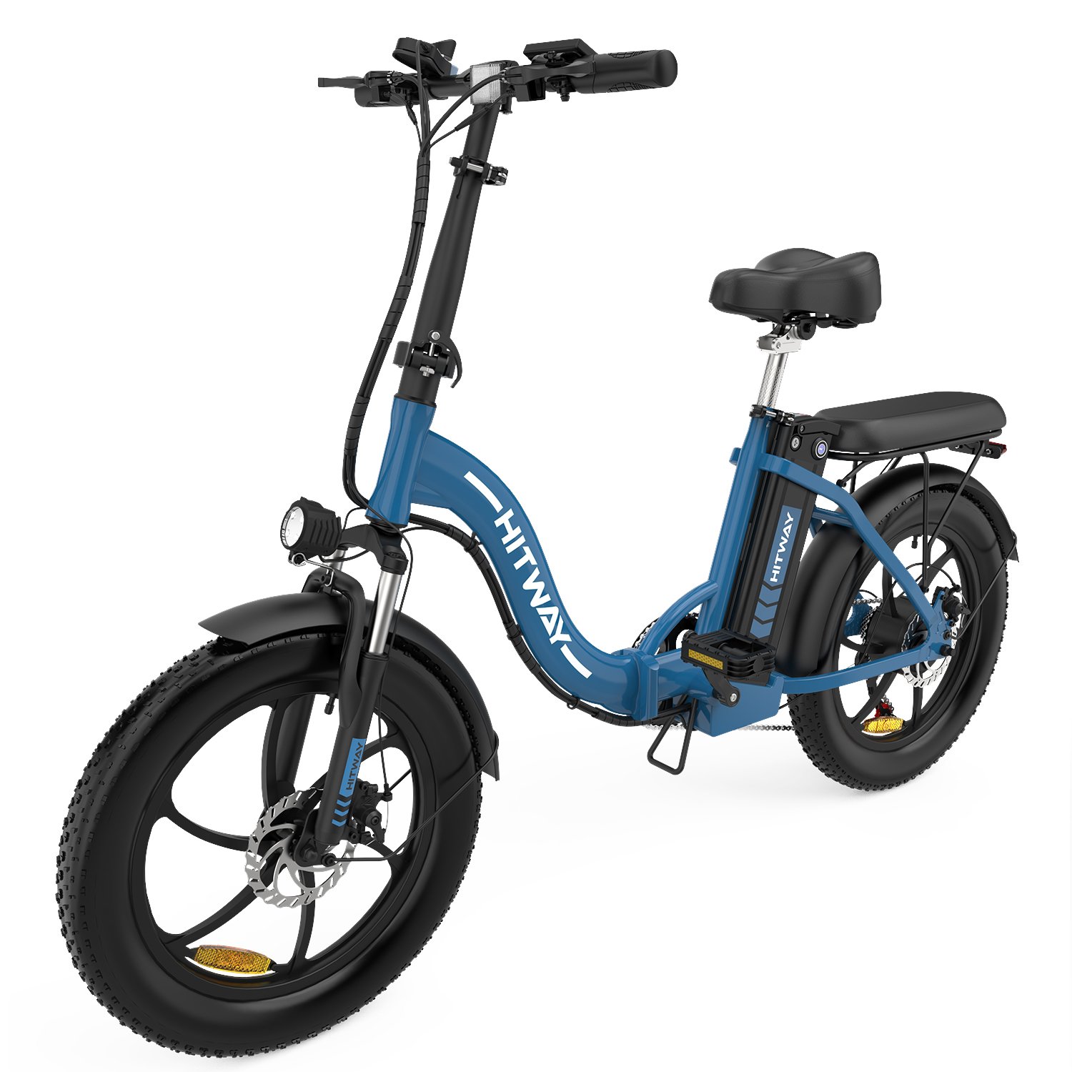 HITWAY 20INCH 250W/750W 36V/48V 11.2Ah/14Ah E-Bike EU/USA Warehouse Stock Droshipping Wholesale Price Electric City Bicycle