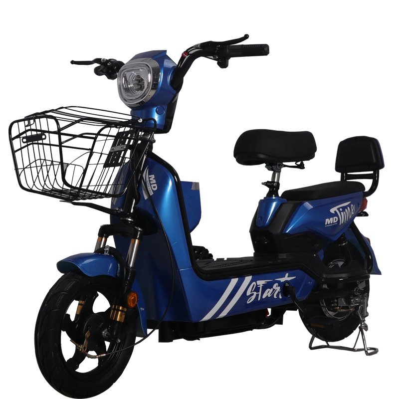 Wholesale Adult Electric Moped Scooter Green Power City Ebike China 48V Carbon Steel Electronic Scooter Brushless 3 Speed 14"