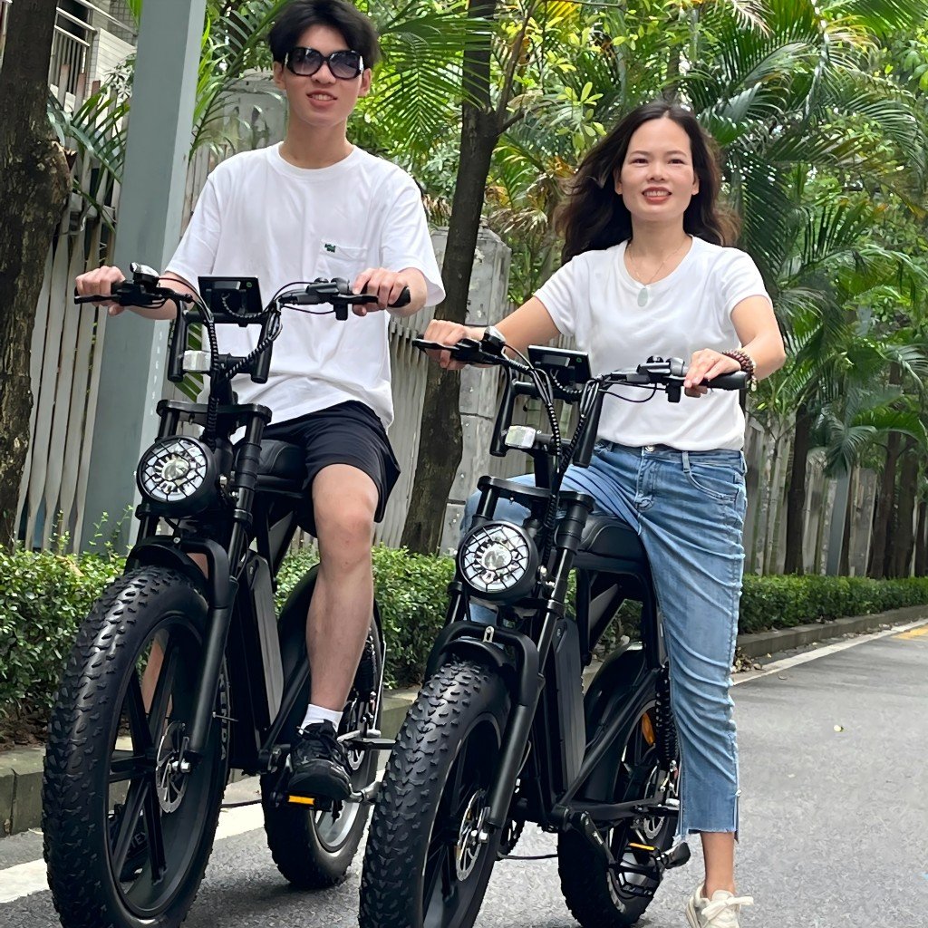 V8 Pro Plus Electric Fat Tire 250W e-Bike 48V 20/24inch Tire 15ah Battery Capacity Steel Frame Mountain Bike Original Product