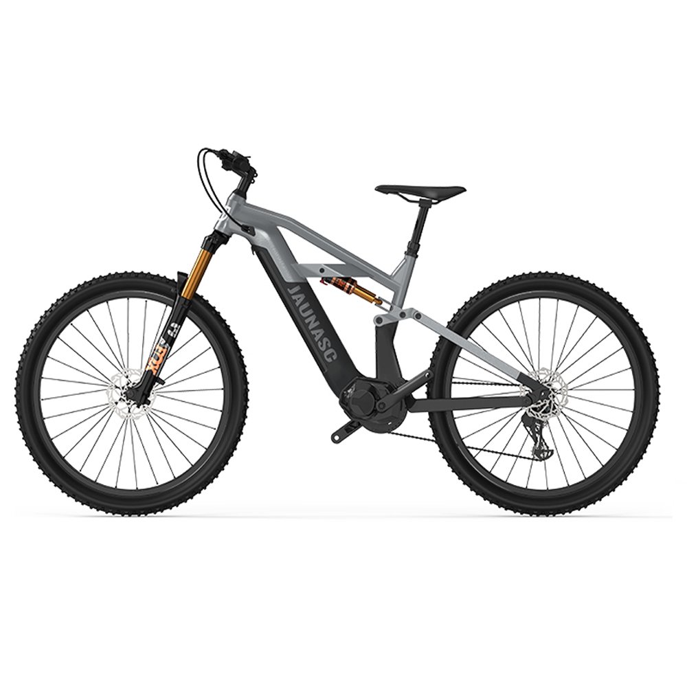 KUAKE bafang m500 mid drive electric bicycle hidden battery emtb full suspension electric mountain bike 1000w 750w 500w
