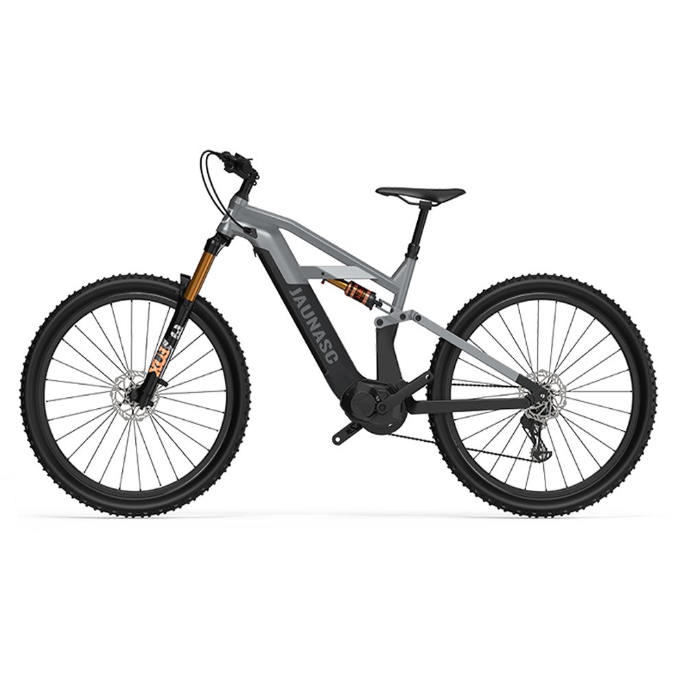 KUAKE bafang m500 mid drive electric bicycle hidden battery emtb full suspension electric mountain bike 1000w 750w 500w