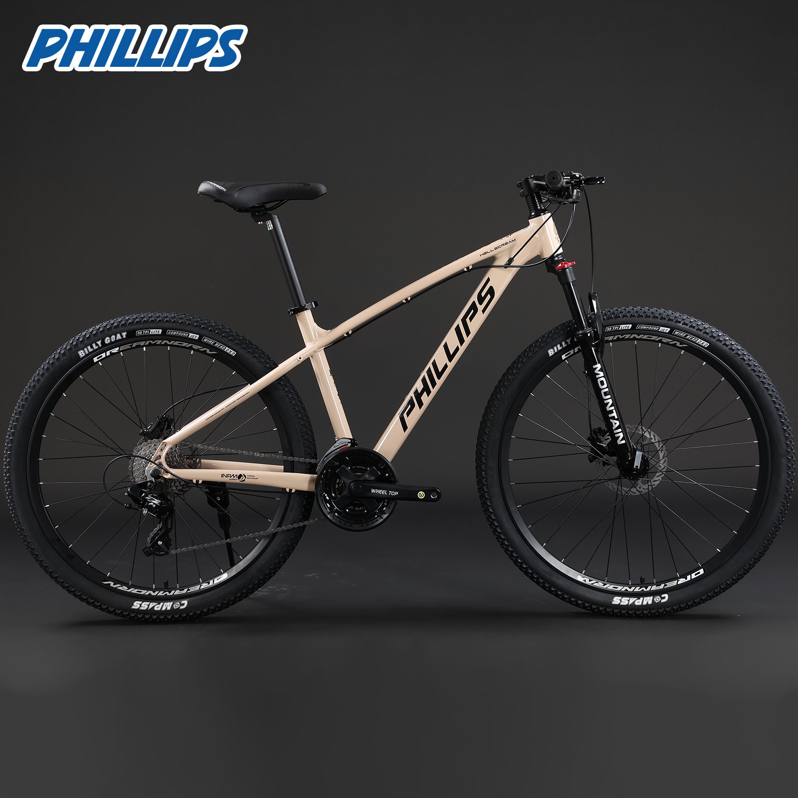 PHILLIPS In-House Price MTB 26/27.5 Inch Hydraulic Disc Brakes 12/27/30/33 Speed Mountain Bike