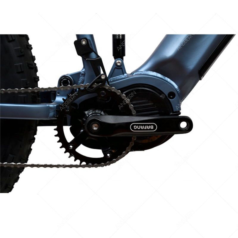 2023 New Fat Bike 1000W Bafang Full Suspension Electric Mountain Bike Bicycle