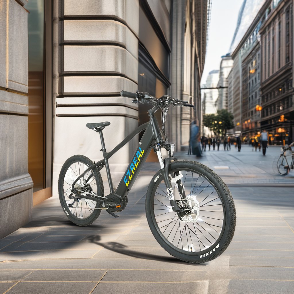 New Design 27.5 Inch Electric Mountain Road Bike 36V Aluminum Alloy Frame with 250W Rear Hub Motor Tube Lithium Battery Supply