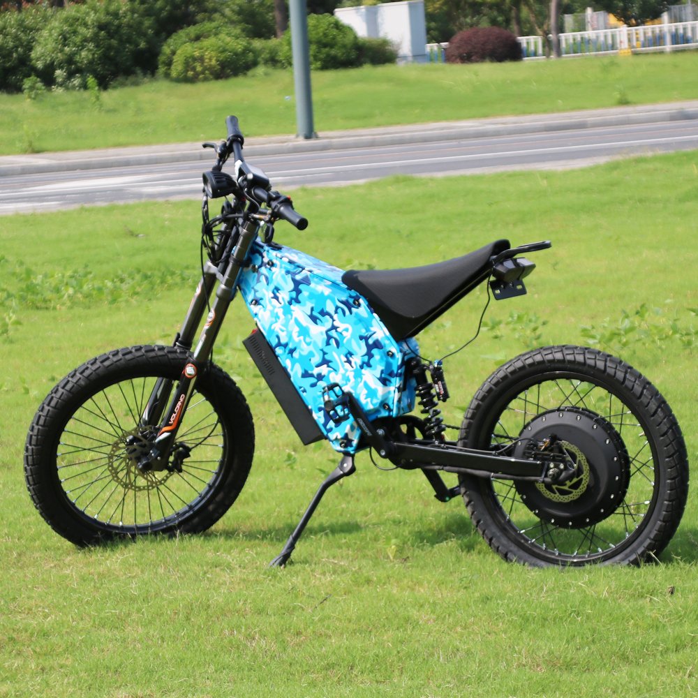 Leili 84v 12000w electric mountain bike full suspension ebike with biggest battery 48AH