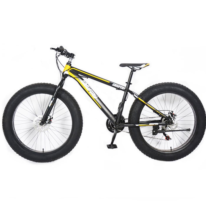 Full Suspension Mountain Bike 26'' 21 Speed Mountain Snow Bike With Big Fat Tyre