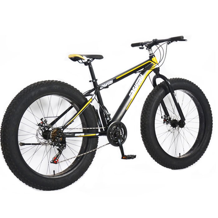 Full Suspension Mountain Bike 26'' 21 Speed Mountain Snow Bike With Big Fat Tyre