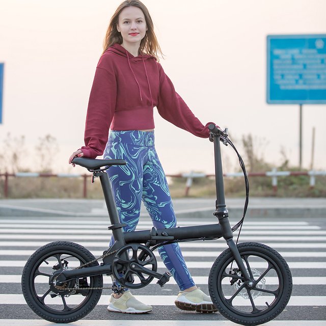 16 inch fire wheel city touring pedal assit folding electric bike for sports entertainment