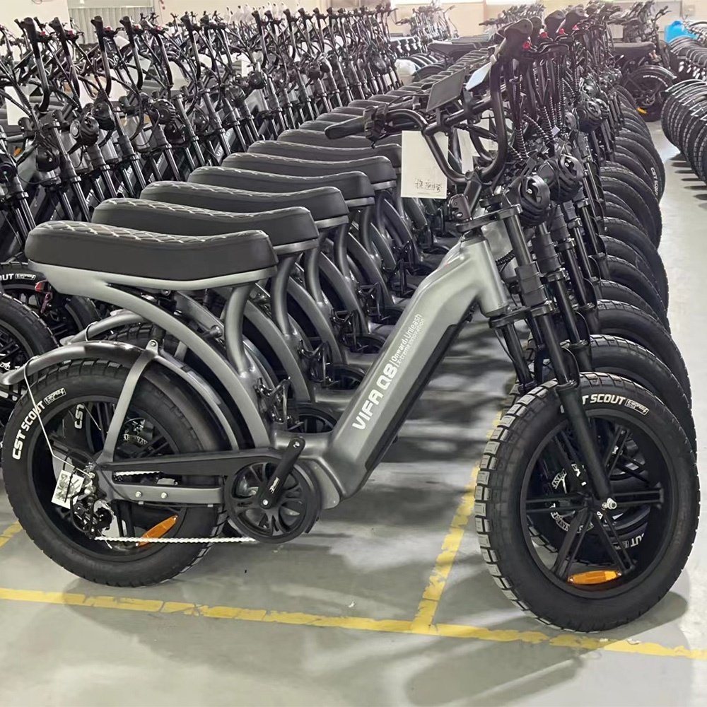 fatbike OUXI Q8 electric mountain bike ebike in eu warehouse mountain hybrid bike 48v mid drive bicycle electric bike