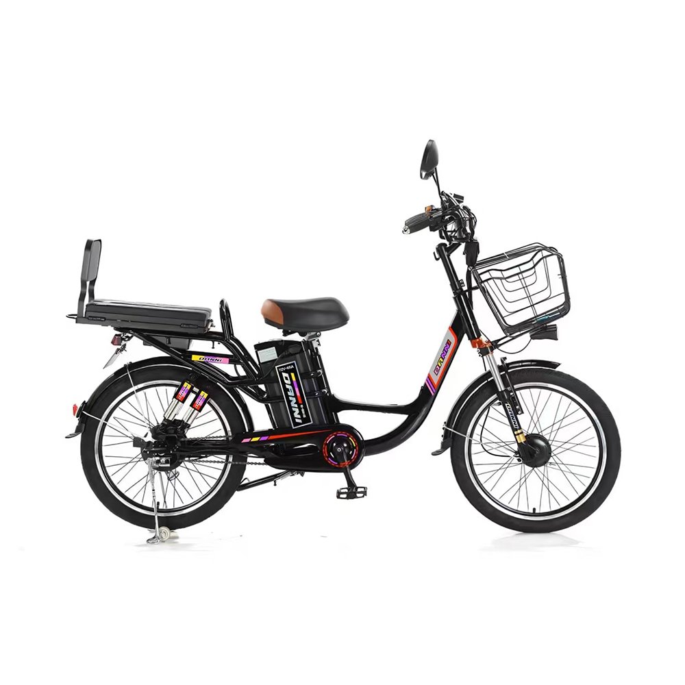 Factory price hot sale 350w 48v 12ah remote alarm electric bike with pedal cheap electric city bike