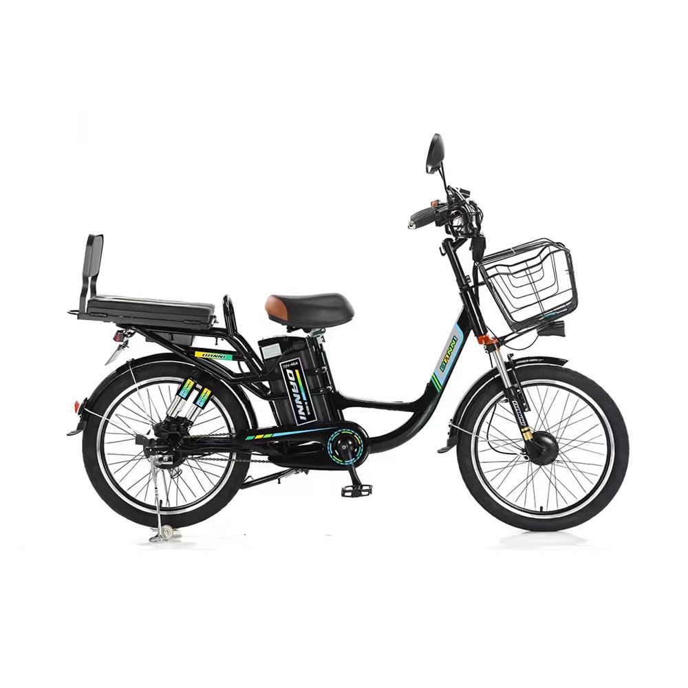 Factory price hot sale 350w 48v 12ah remote alarm electric bike with pedal cheap electric city bike
