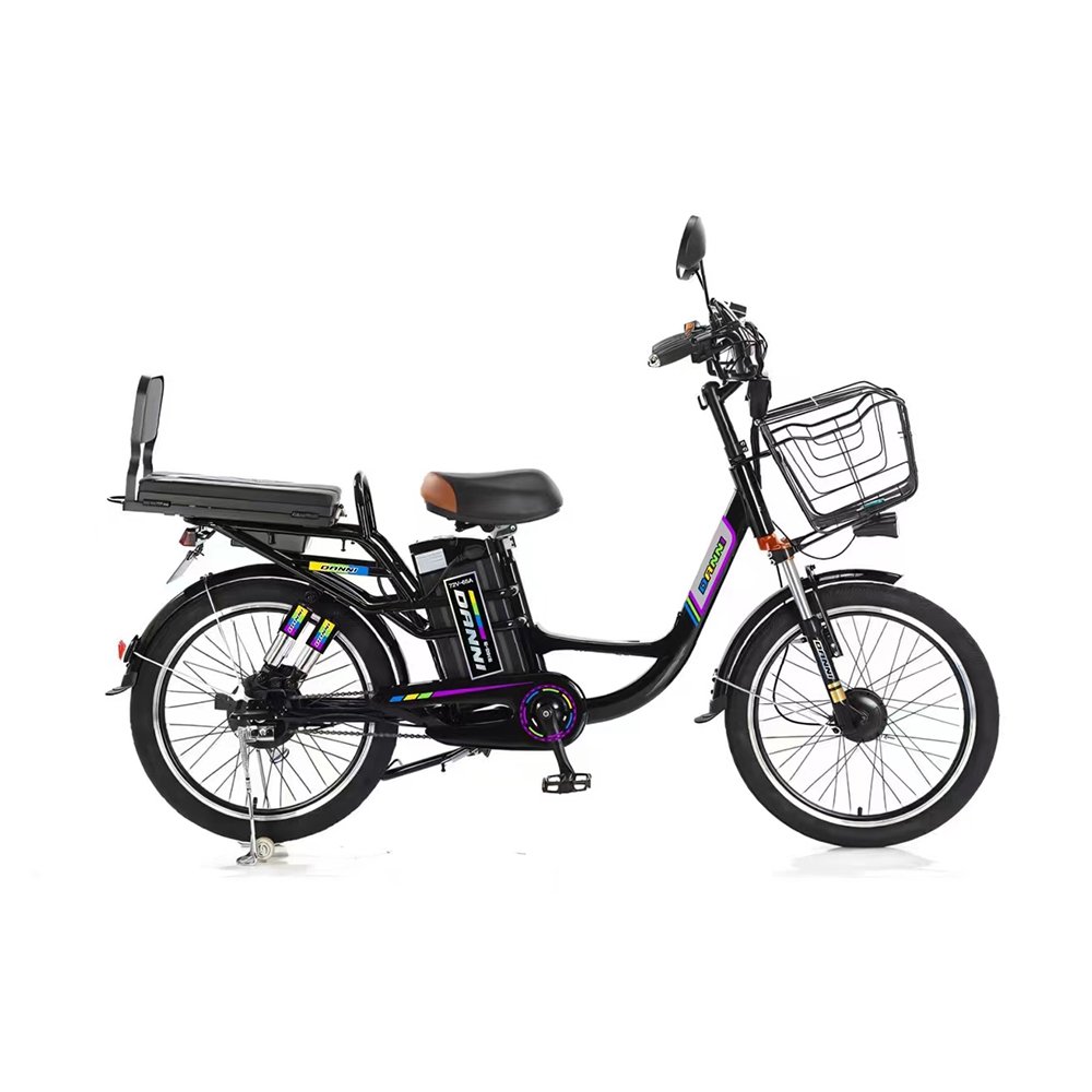 Factory price hot sale 350w 48v 12ah remote alarm electric bike with pedal cheap electric city bike
