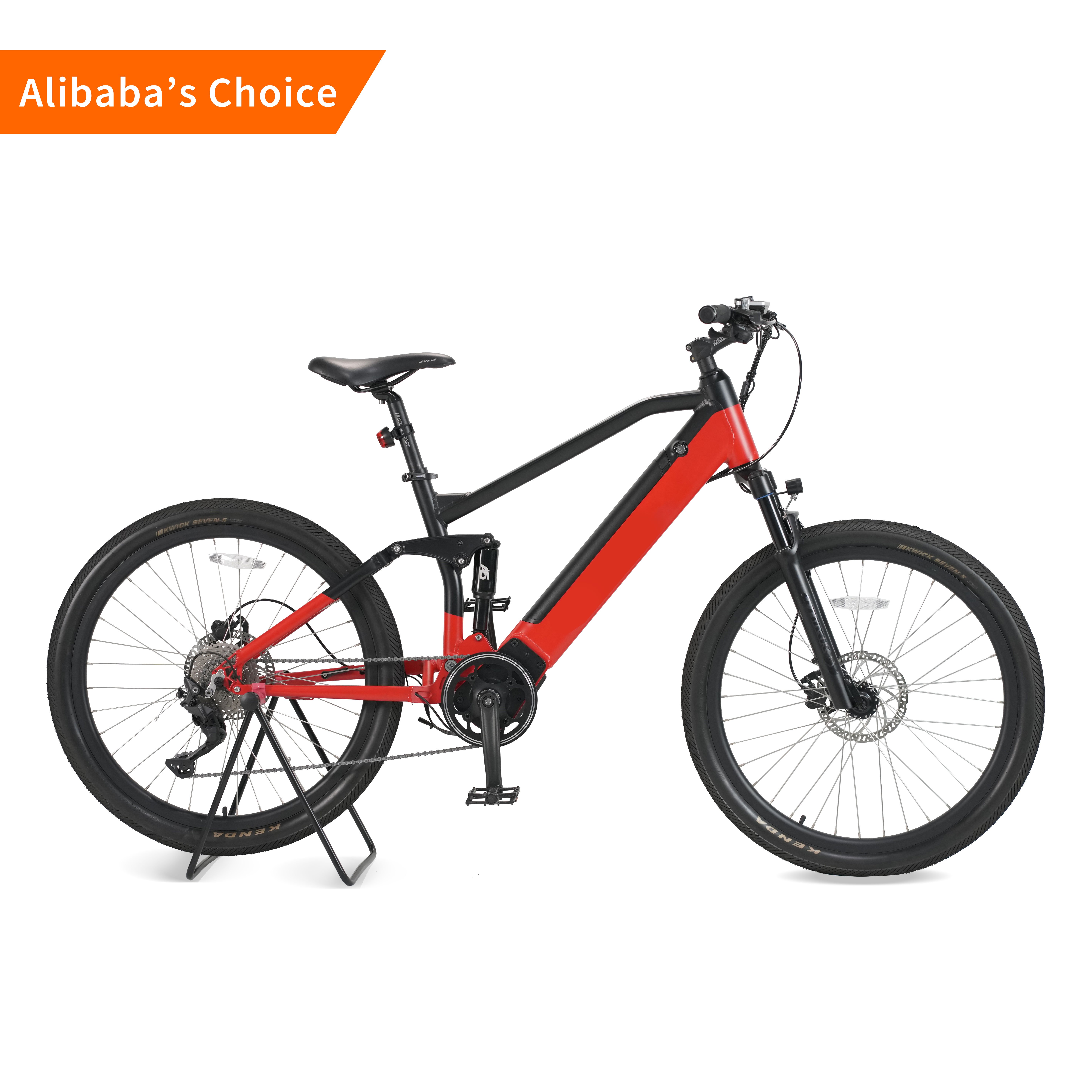 Factory hot-selling 250W Fashion Ladies e Bicycle 700C Down Tube mountain electric Dirt bike full suspension