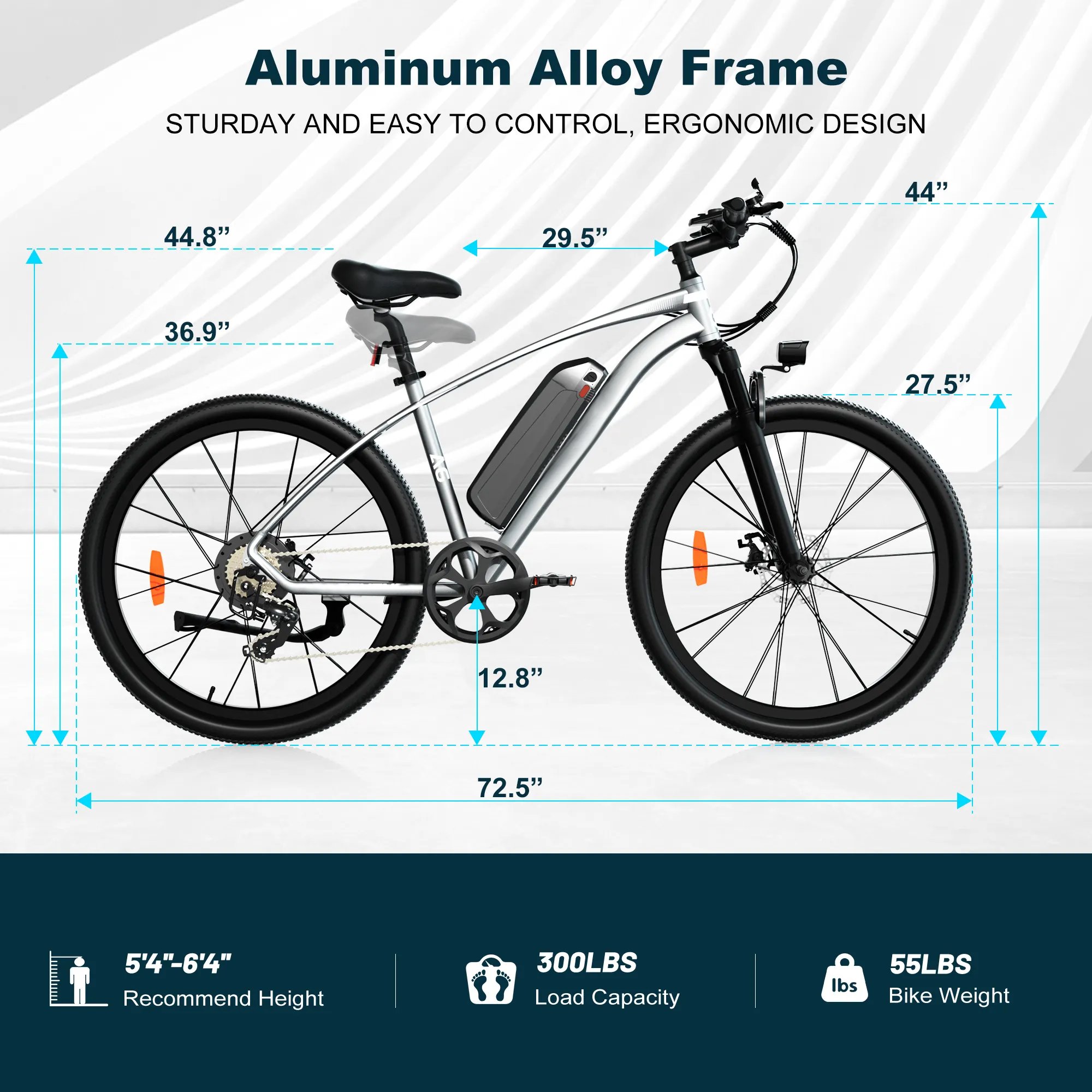 Competitive Price 27.5 inch Electric Mountain Bike charge bike electric ebike frame electric mountain bike