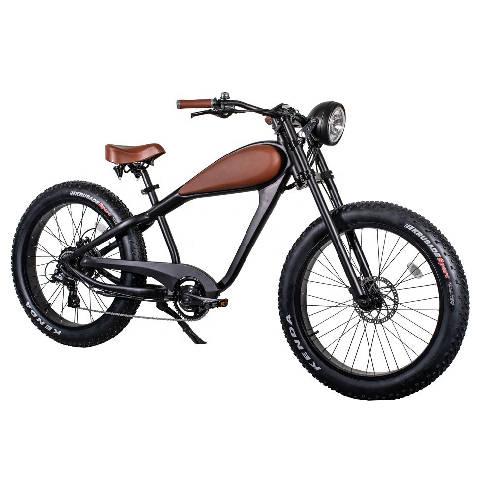 Other 26inch Fat Tire electric bike Retro E Bike Rear Driving 48v 1000w electric bike for adults