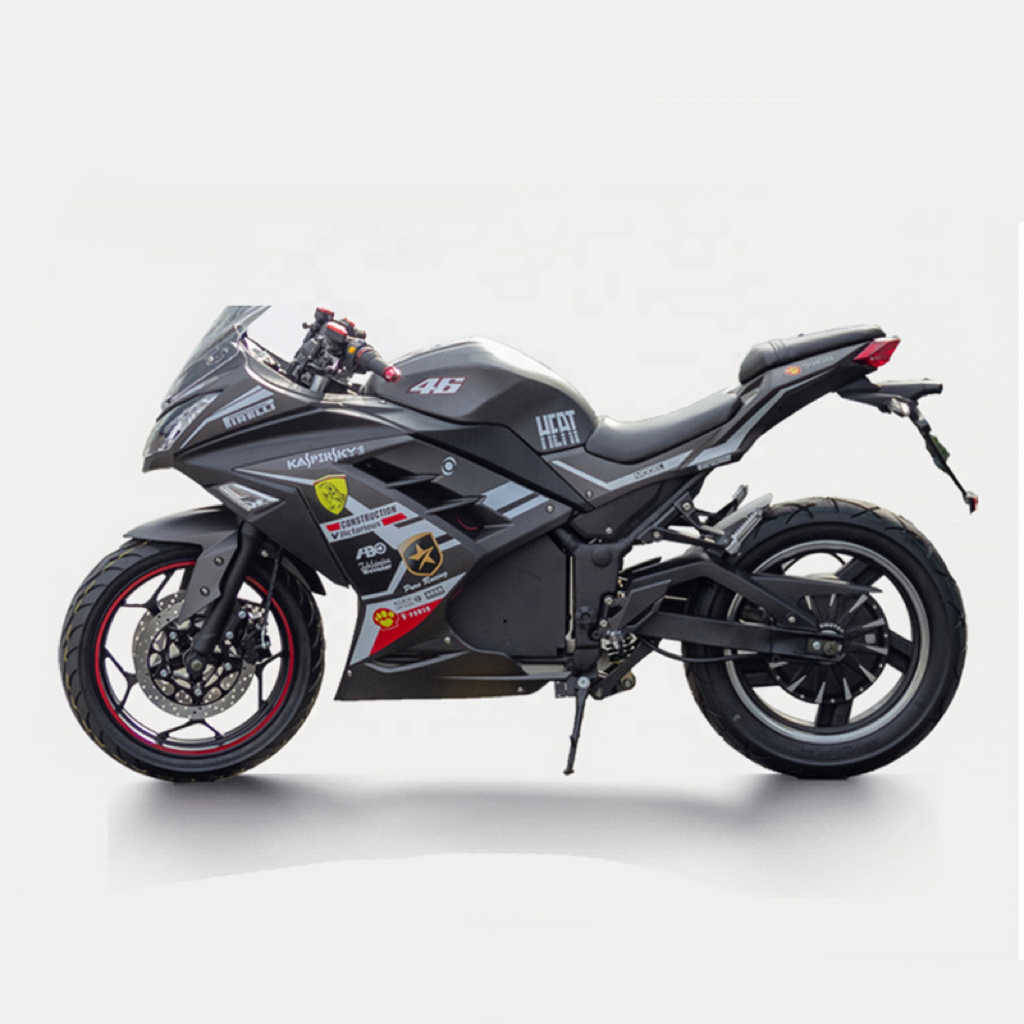 Little Ninja Electric Motorcycle 72V High Power Adult High Speed Sports Car 3000W Lithium Battery Electric Bicycle