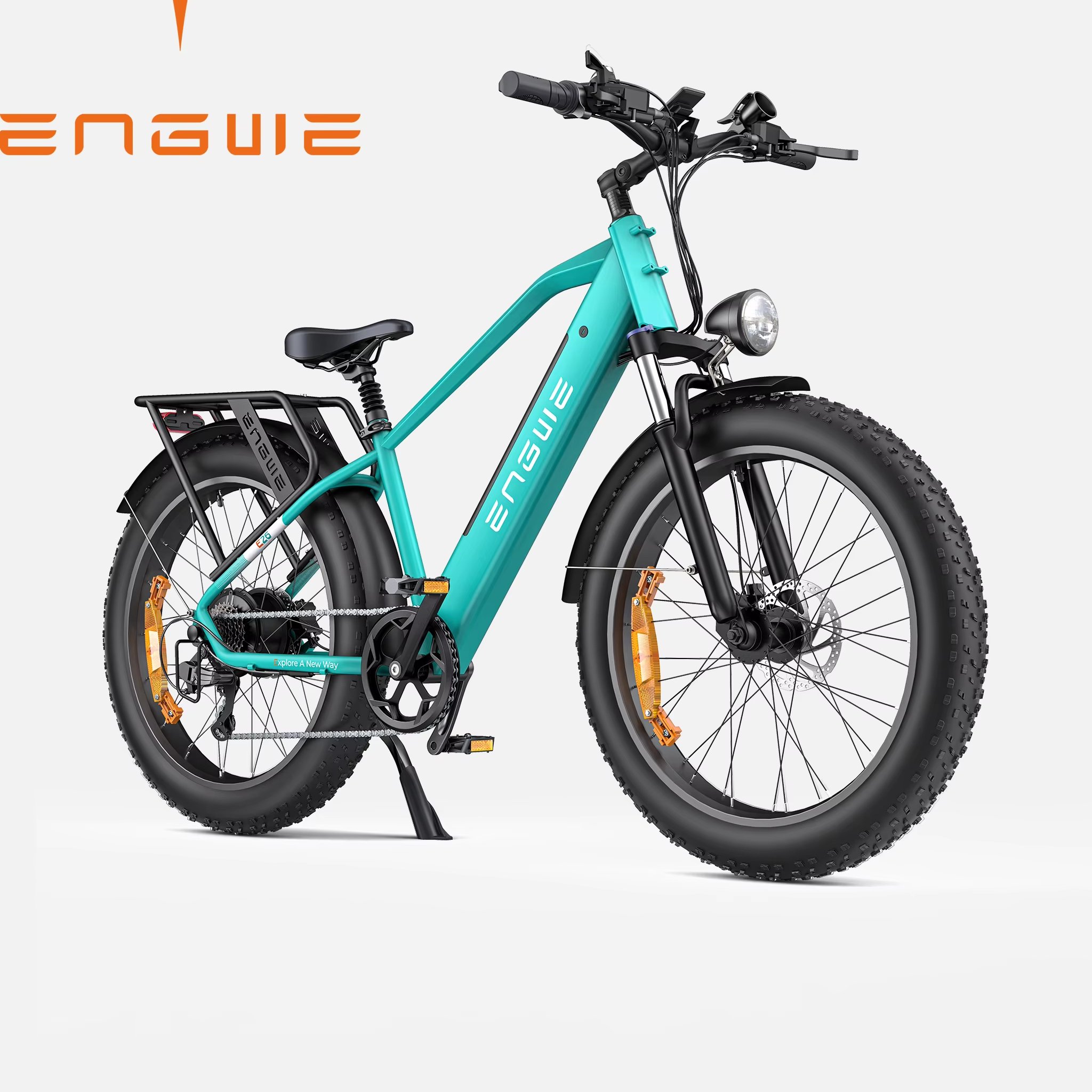 Drop shipping ENGWE E26 Oil brake Snow fat tires 750w 26*4.0inch 48v16ah 140KM electric mountain bike male version US version