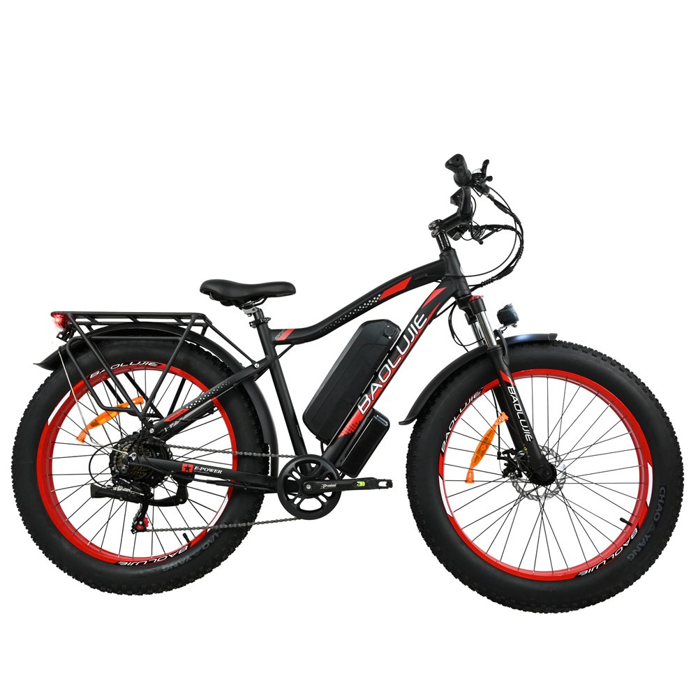 OEM 26 Inch Fat Tire Electric Bike 1000W 1500W 48V 15AH Fast Electric Mountain Bikes All Terrain Electric Bike For Adult