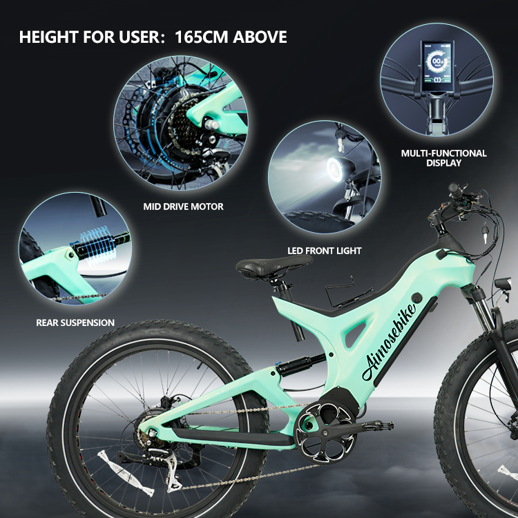 26 inch mountain e-bike 1000w cheap electric mountain bike