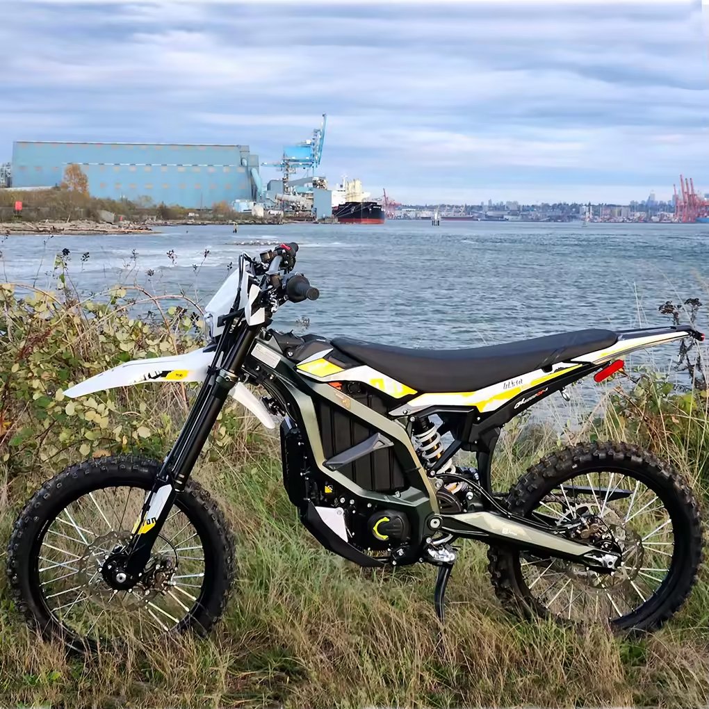 Top Speed 90km/h Ultra Bee Electric Mountain Bike Surron 12500W Electric Dirt Bike 74V 55Ah Surron Electric Off Road Bike