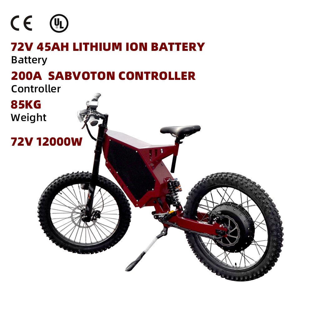 72V 5000W 8000W 12000W 15000W E Bike High Power Qs Motor Sabovotn Controller Fast 80Km 100Km 120K Electric Dirt Bike For Adults